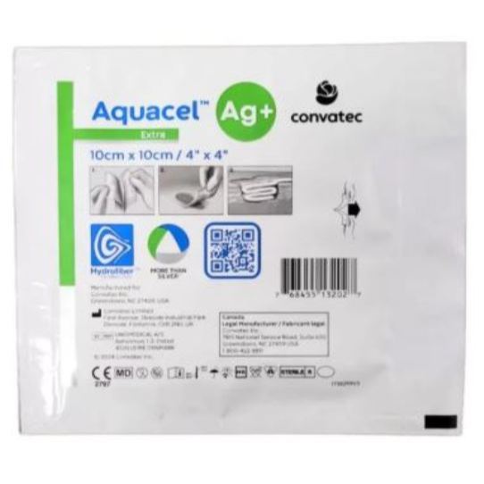 Curativo Aquacel AG+ Extra 10cm x 10cm - Convatec - 1 unidade