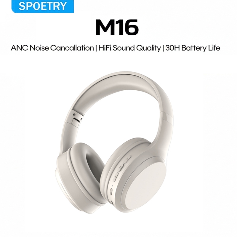 SPOETRY Fones De Ouvido M16 Bluetooth TWS Com Som Estéreo HD Música Microfone Esportes