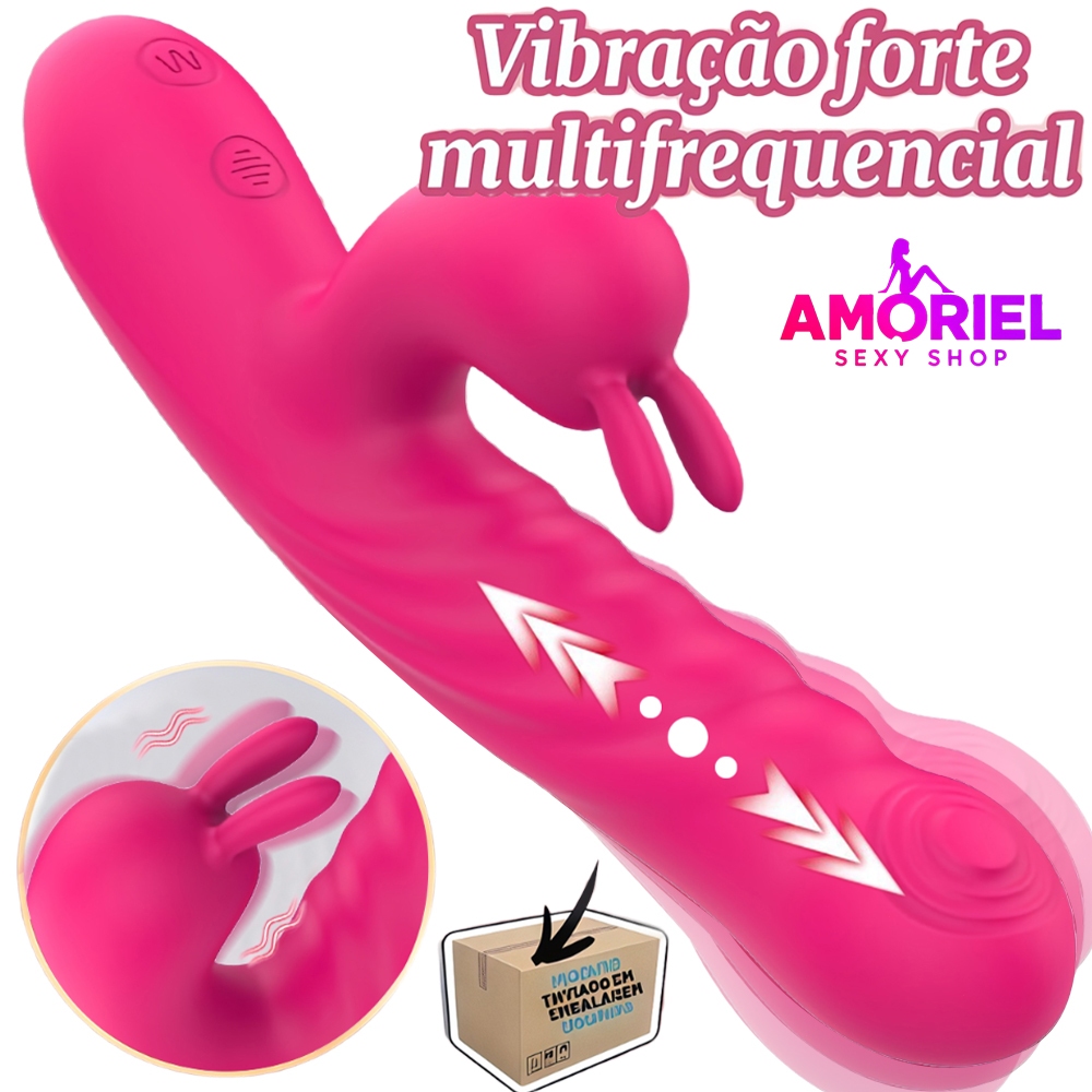 Vibrador Duplo Retrátil | 10 Modos | Silencioso & À Prova d’Água | USB