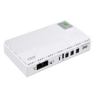 Mini No-Break Multifuncional UPS DC 18W Bivolt Roteador Modem Câmeras PoE 15V/24V Bateria Integrada