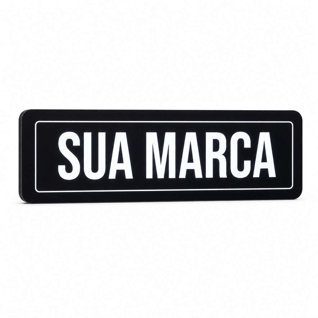 Luminoso Personalizado Retângular -sua Marca