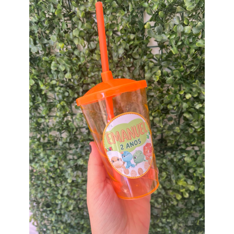 Copo Personalizado DINO BABY - lembrancinha festa infantil aniversário