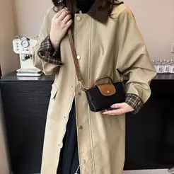 Bolsa de transversal Mini Saco Crossbody Bag Feminina em Nylon Impermeável Moderna e Prática