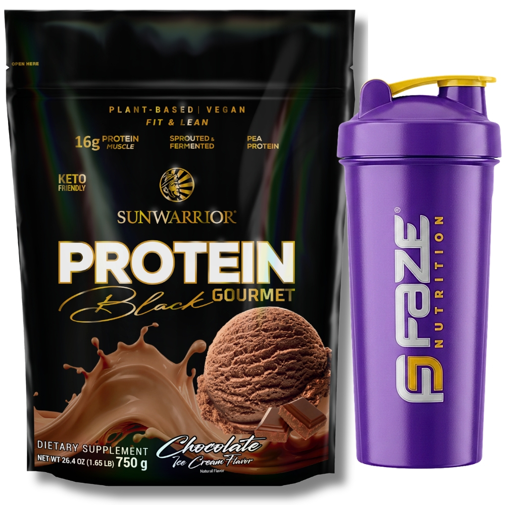 Kit Whey Sunwarrior 750g Refil + Coqueteleira