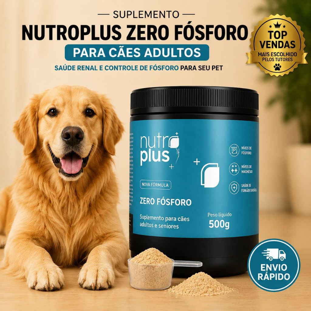 Suplemento para Cães Adultos 500g Mineral controle dos niveis de açucar Nutroplus