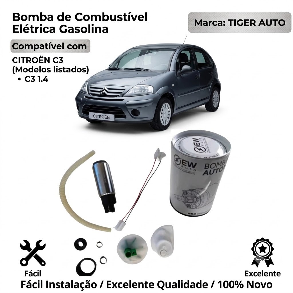 Bomba Combustivel C3 1.4 8V 2003 ATÉ 2006