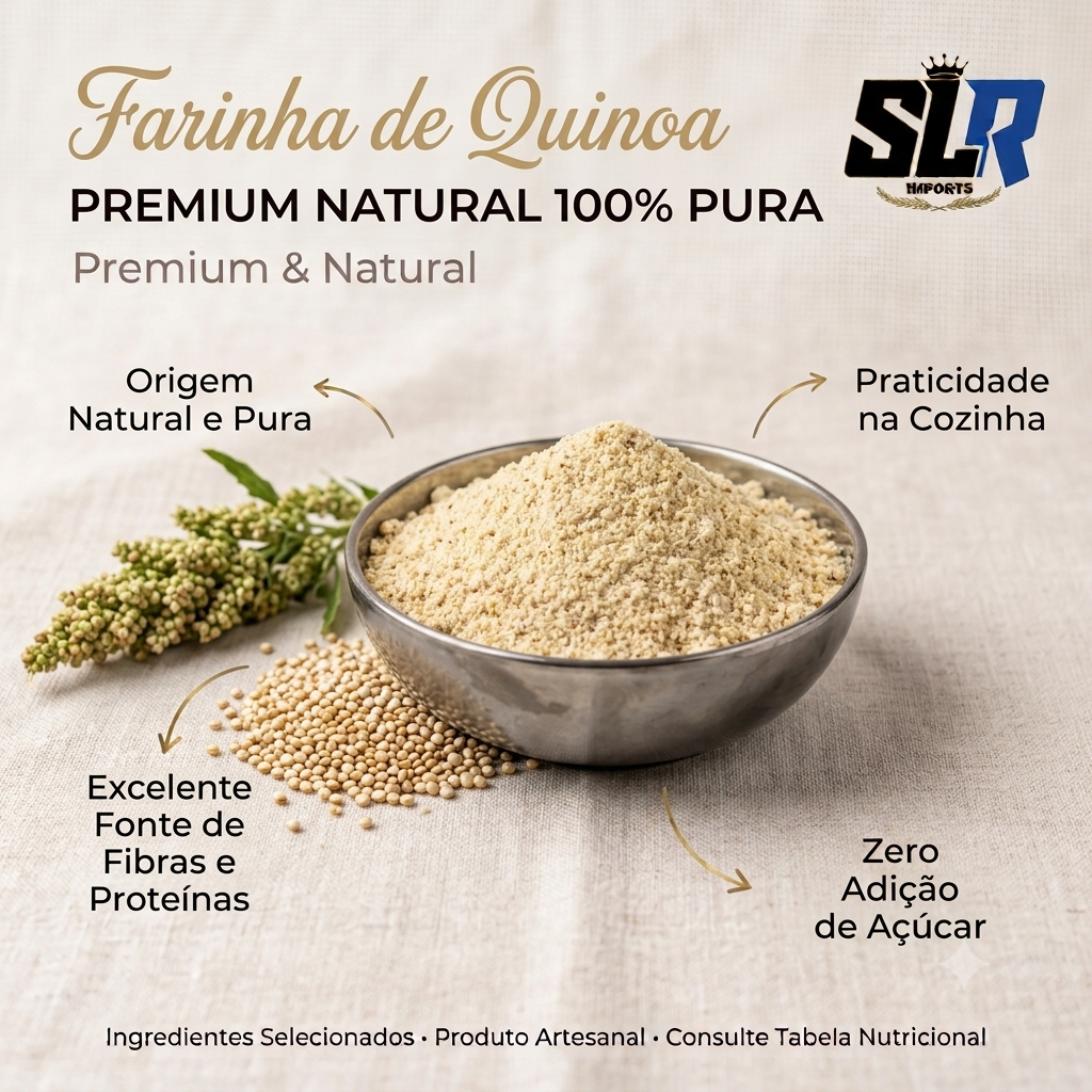 Farinha de Quinoa Premium 100% Pura e Natural — imagem 2 de 2