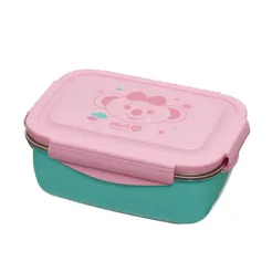 Bento Box Inox Lilica Ripilica 550ml Com Divisória e Pote Removível - Pacific