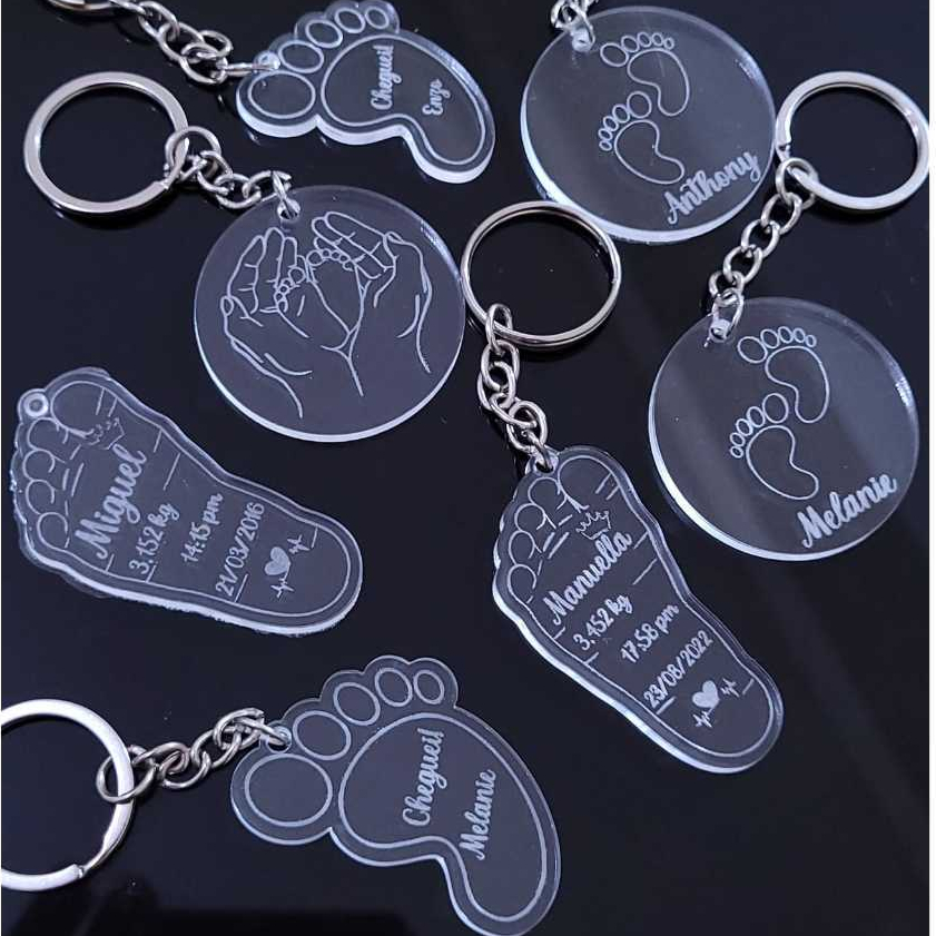 LEMBRANCINHA CHAVEIRO PEZINHO PERSONALIZADO COM NOME  - CHA DE BEBE - ANIVERSARIO - LEMBRANCINHAS MATERNIDADE