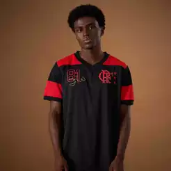 CAMISETA FLAMENGO NOVA ZICO RETRÔ MASCULINA
