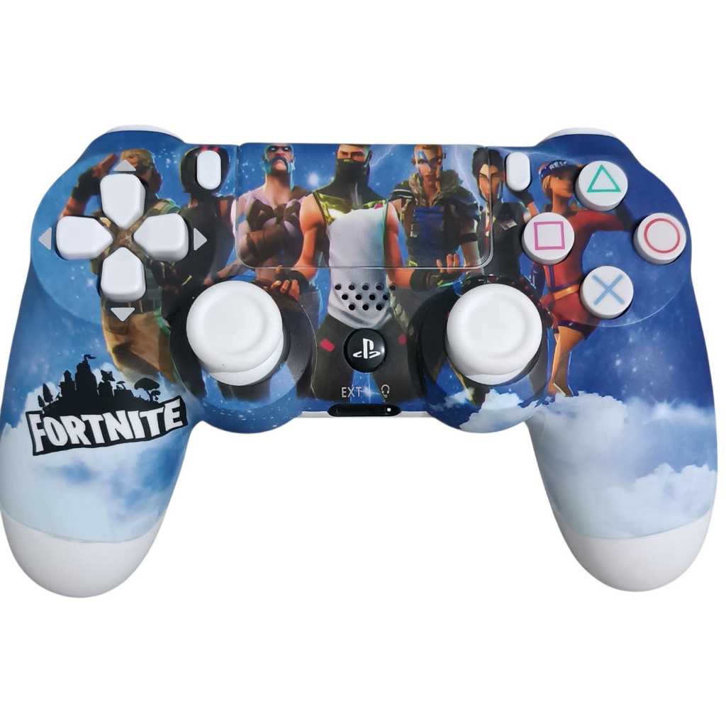 Controle Original PS4 Sem Fio Personalizado - Goku Dragon Ball Fortnite Call of Duty Cyberpunk Days Gone Super Mario
