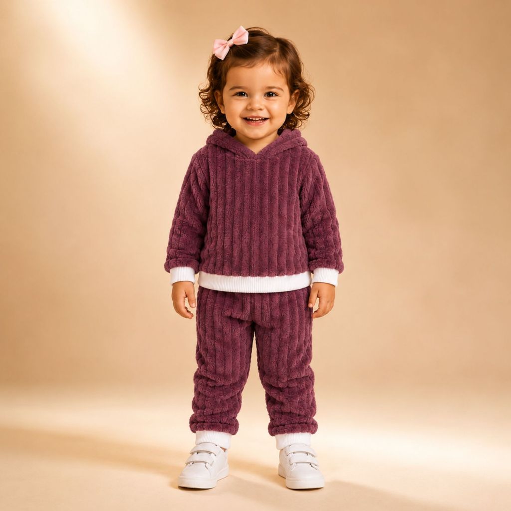Conjunto inverno feminino Soft conjunto de frio menina blusa de frio e calça conjuntos estampados