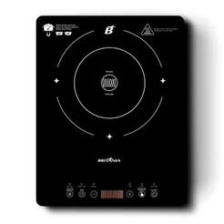 Cooktop De Indução Cerâmico Britânia Portátil Painel Touch Bcte10a