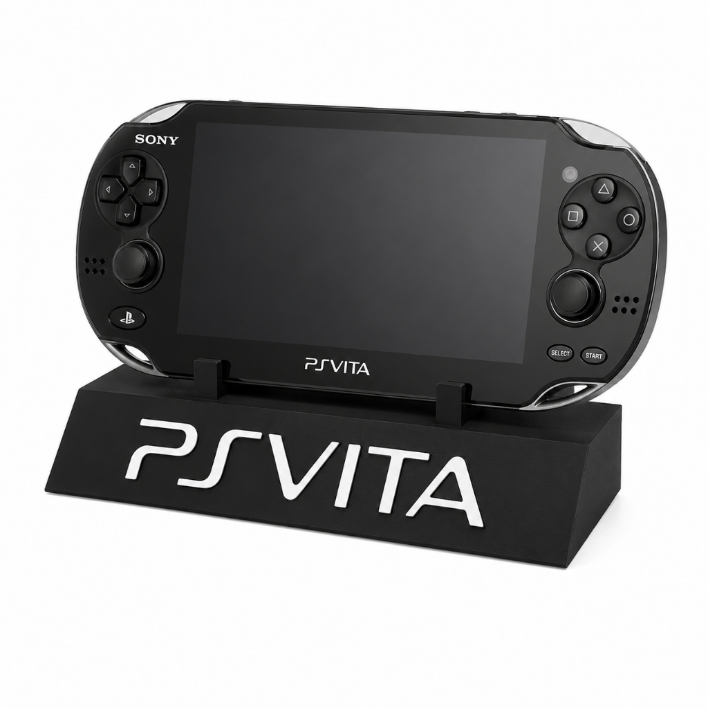 Suporte para PS Vita 1000 e 2000 Base Expositora Organizador de Mesa Gamer