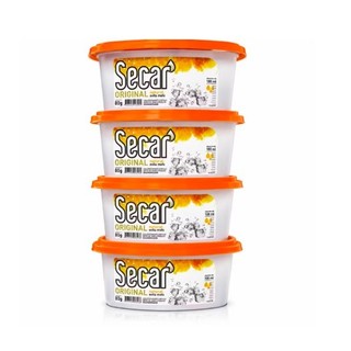 Kit Promocional Antimofo Desumidificador Secar Natural 80g | Elimina Umidade, Mofo, Fungos e Maus Odores