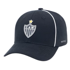 Boné Original Oficial Licenciado Atlético Mineiro Premium Patch 3D Preto Supercap (40559)