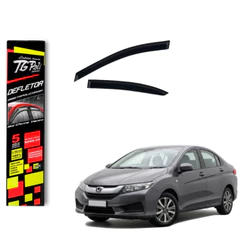 Calha de Chuva Honda City 2009 a 2014 4 portas TG Poli Defletor Portas Protetor Janelas Fumê