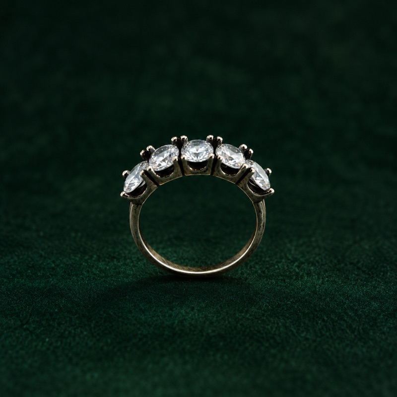Anel Aparador prata 925 legitima Russo 6mm Envelhecido Elegante
