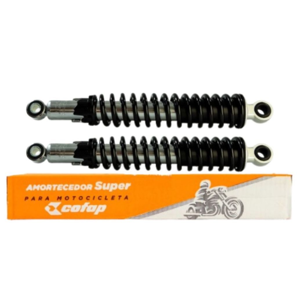 Par Amortecedor Traseiro CG FAN Titan 125 2000 2001 2002 2003 2004 2005 2006 A 2