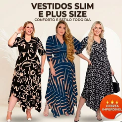 Vestido Longo Moda Evangélica Plus Size Manga 7/8 Viscolycra Premium Envio Imediato Festa Curvy CCB