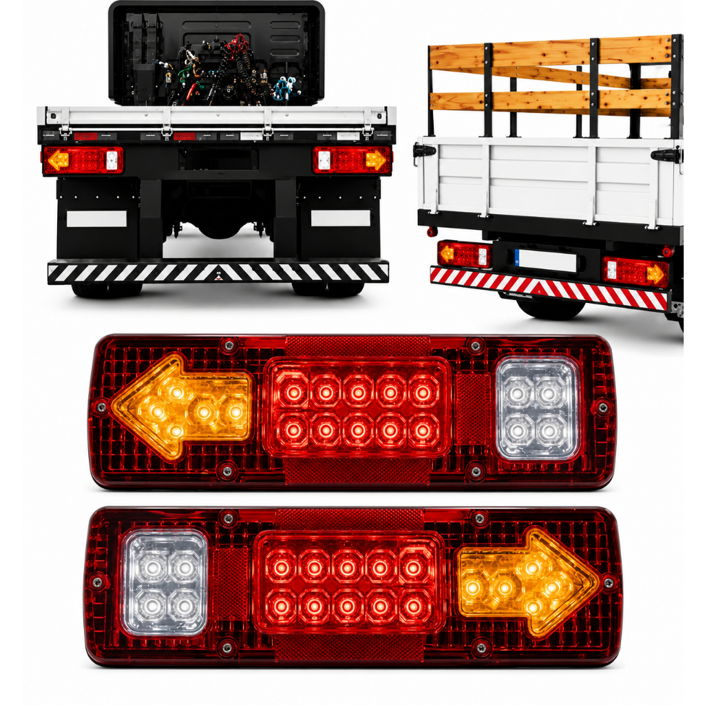 Lanterna Carretinha Carreta 12v Led