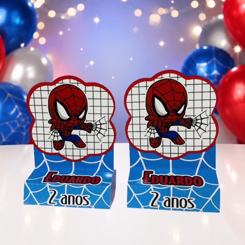 Porta Bis Duplo Homem Aranha cute fofo | PEGUE&MONTE l Lembrancinhas|Mimos|Aniversário infantil