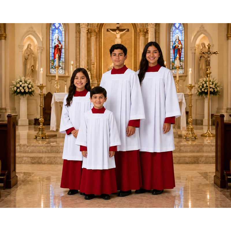 Veste de Coroinha Tradicional