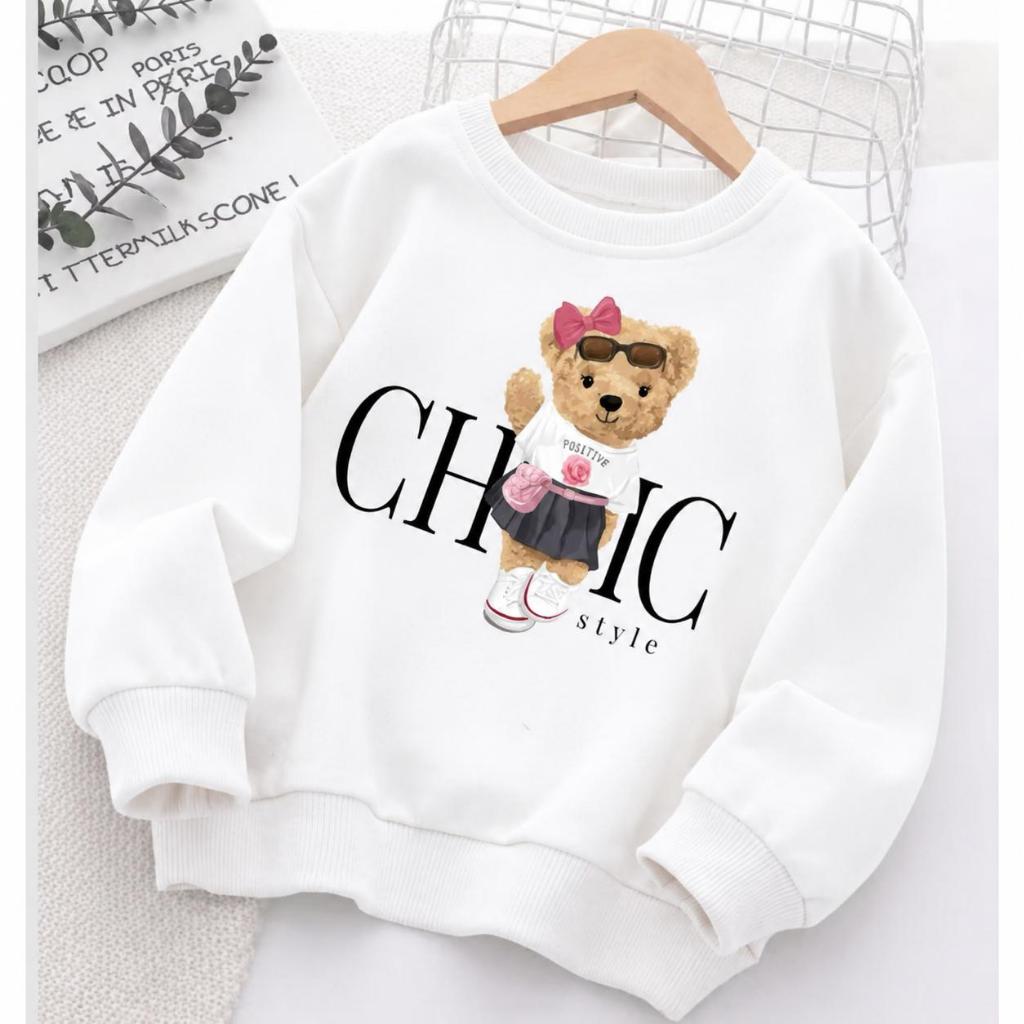 Blusa de Frio 2 ao 16 Menina Infantil Moletom Quentinho