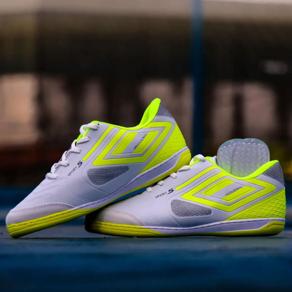 Chuteira Sport5 Futsal Salão Unissex Conforto Solado Antiderrapante