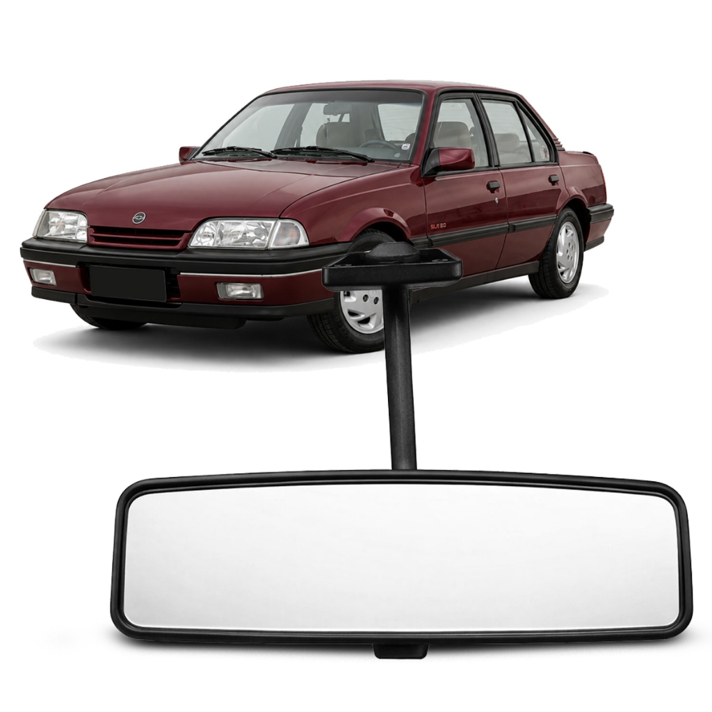 Retrovisor Interno D20 Monza 86 87 88 89 90 Lente Plana