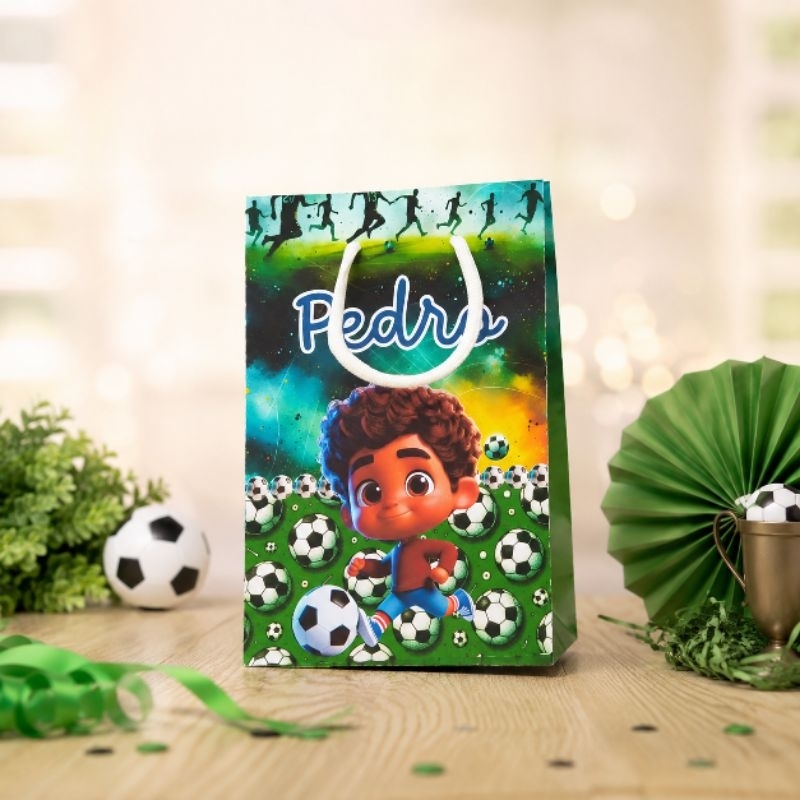 Sacolinha Personalizada P || Futebol (PEGUE E MONTE)