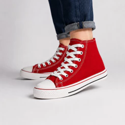 Tênis Bota star infantil Escolar Criança Preto branco azul vermelho