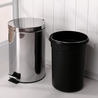 Lixeira Redonda 5 Litros Inox Powermaid