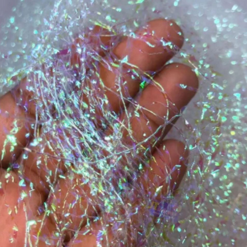 50 Grama Palha Celonofe Nacarada Cabelo de Anjo Decoração Cesta Presente Lembrancinha Festa