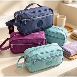 Necessaire Bolsa de Mão Bag Multiuso 2 Divisorias Unissex 5628