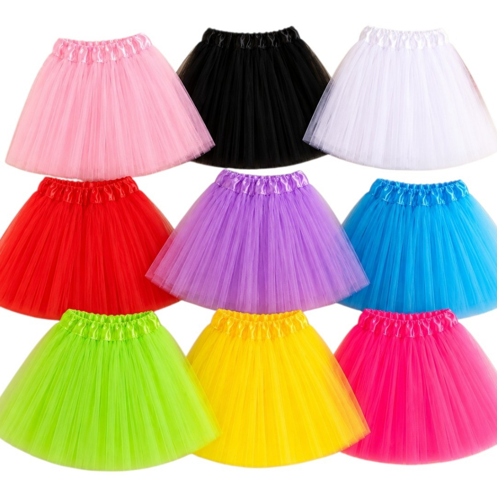 Saia de tule infantil 30 cm .