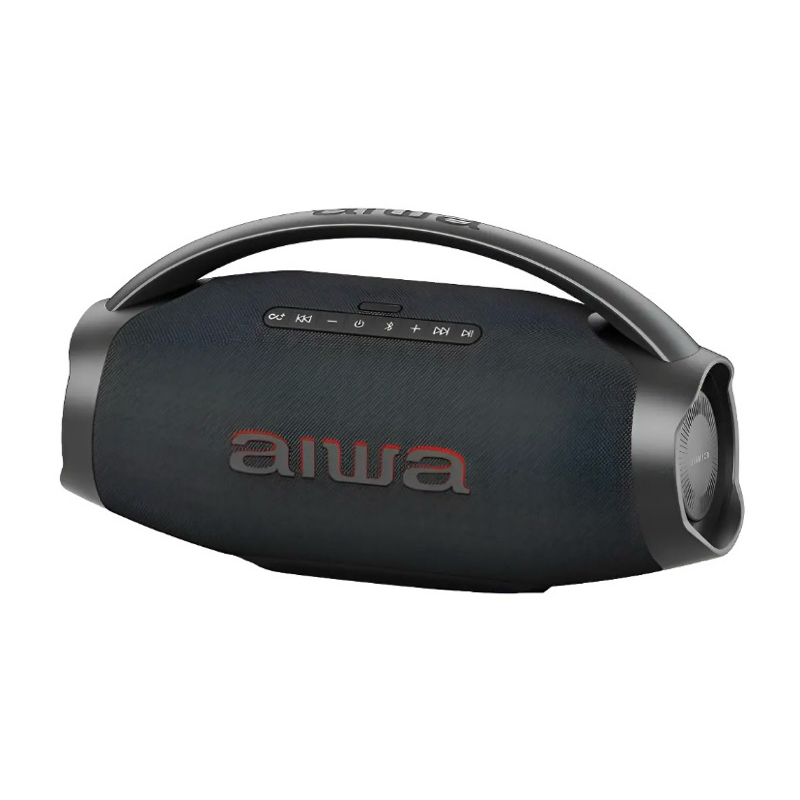 Alto-falante Bluetooth portátil Aiwa Boombox Ipx6 com Tws 130w AW-H51bt