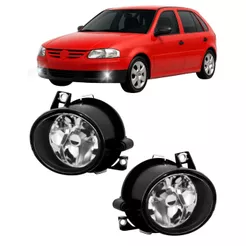 Par Farol De Milha Gol G4 Saveiro Fox 2006 2007 2008 2009 Lente Vidro