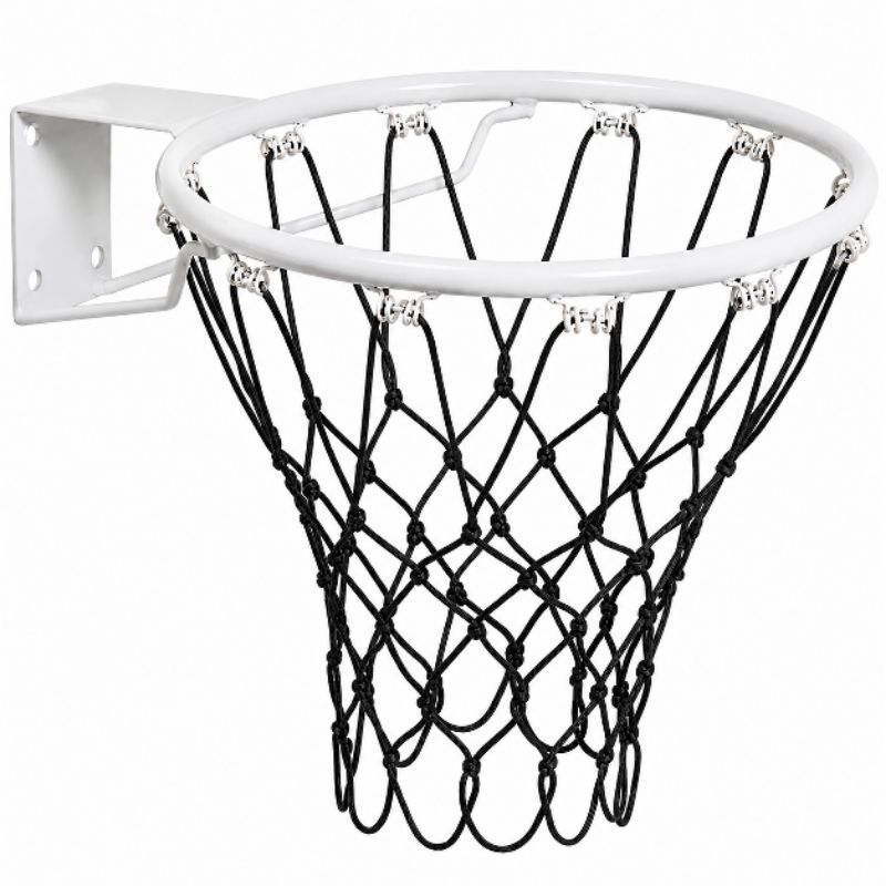 Par de rede de cesta basquete nylon 12 alças fio2