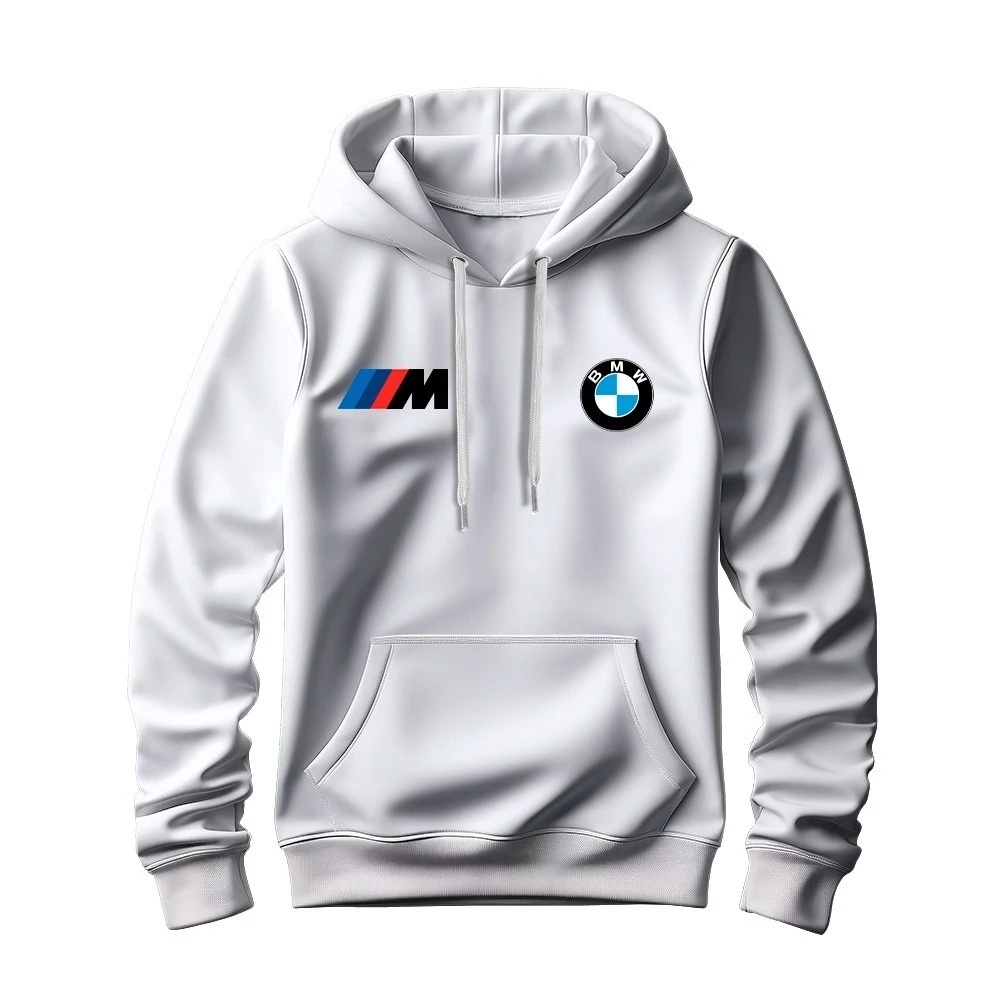Moletom Canguru Premium Estampado BMW Carro Esportivo Blusa de Frio Confortável Inverno FRIO
