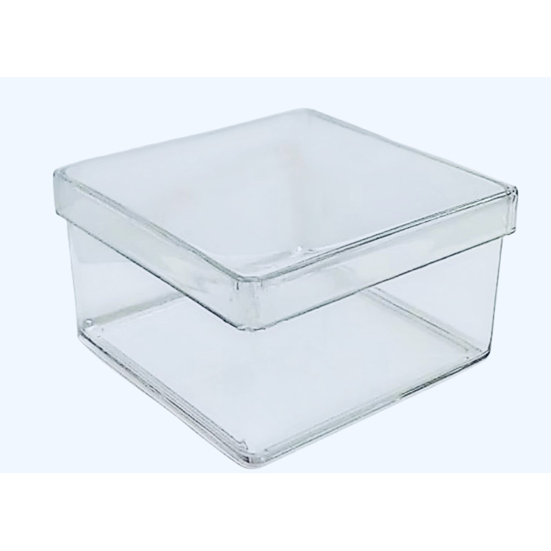 KIT 10/20 e 30 Caixinhas Acrílicas 7x7 Transparentes para Personalização e Lembrancinhas