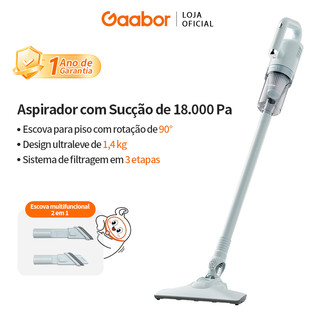 Gaabor 16000Pa Aspirador de Pó 2 em 1 Forte Sucção Longo 4.5m Limpeza Profunda CW-18M02A