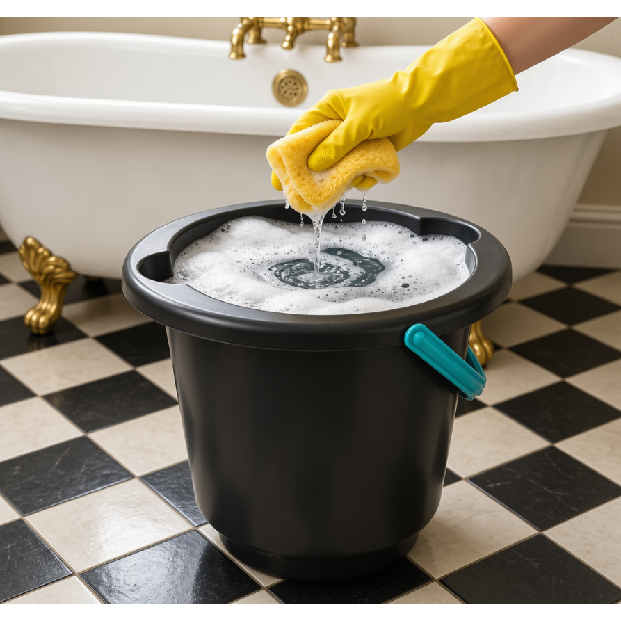 Balde Preto 15L e 8L Alça Reforçado - Xplast