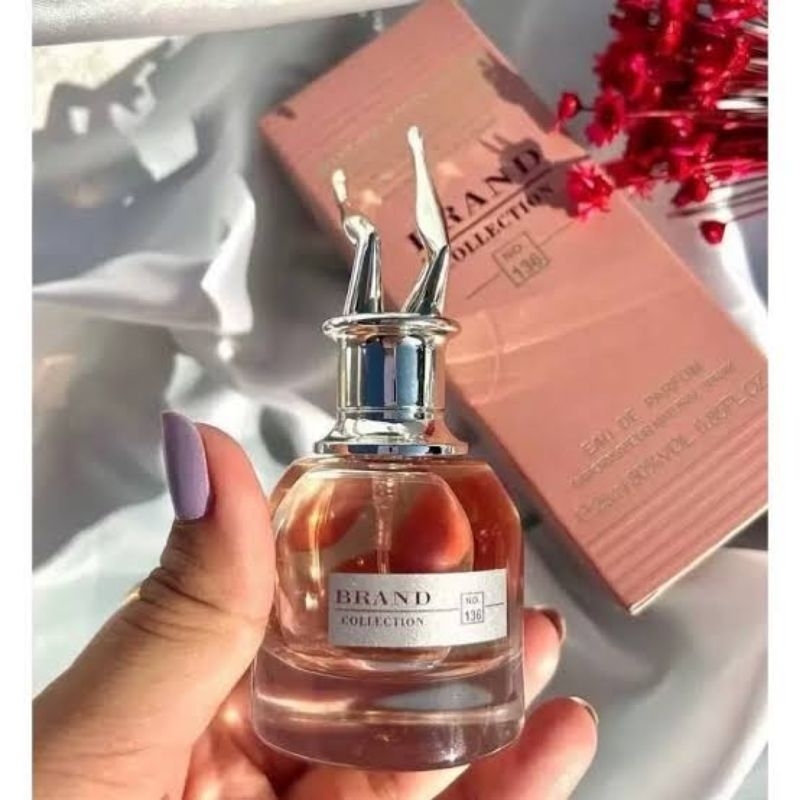 Perfume Brand Collection 136 Feminino 25ml Fragrância Floral Marcante Duradouro
