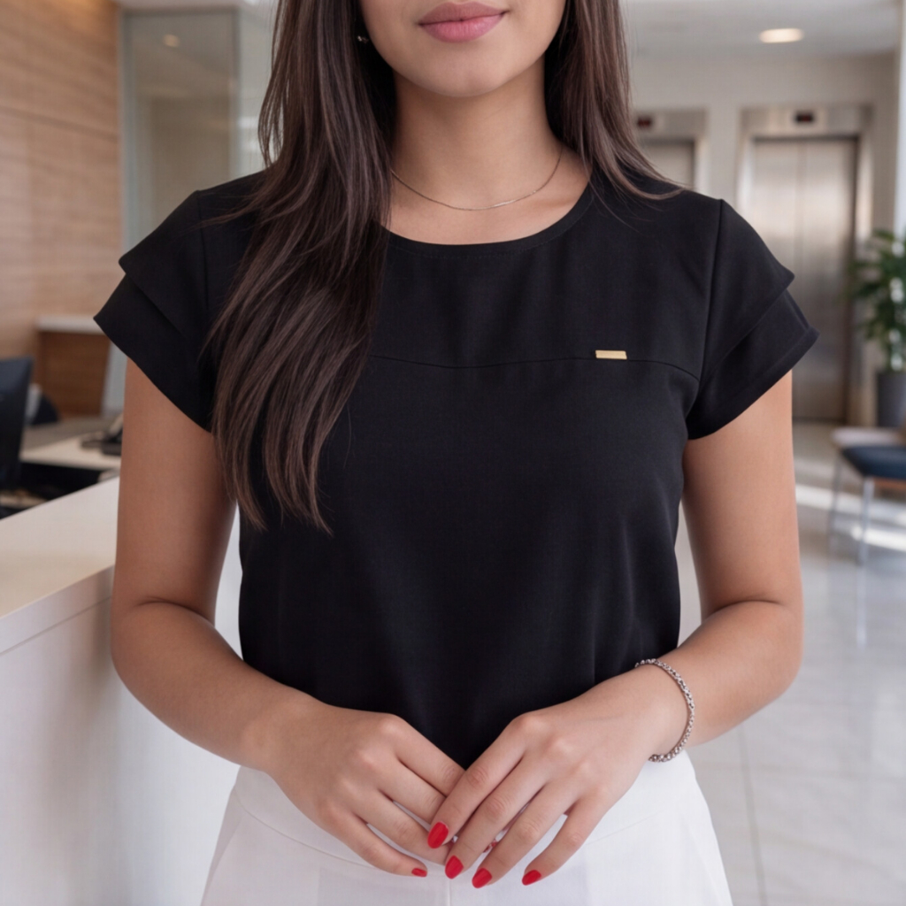 Blusa Feminina Elegante Sedinha Premium