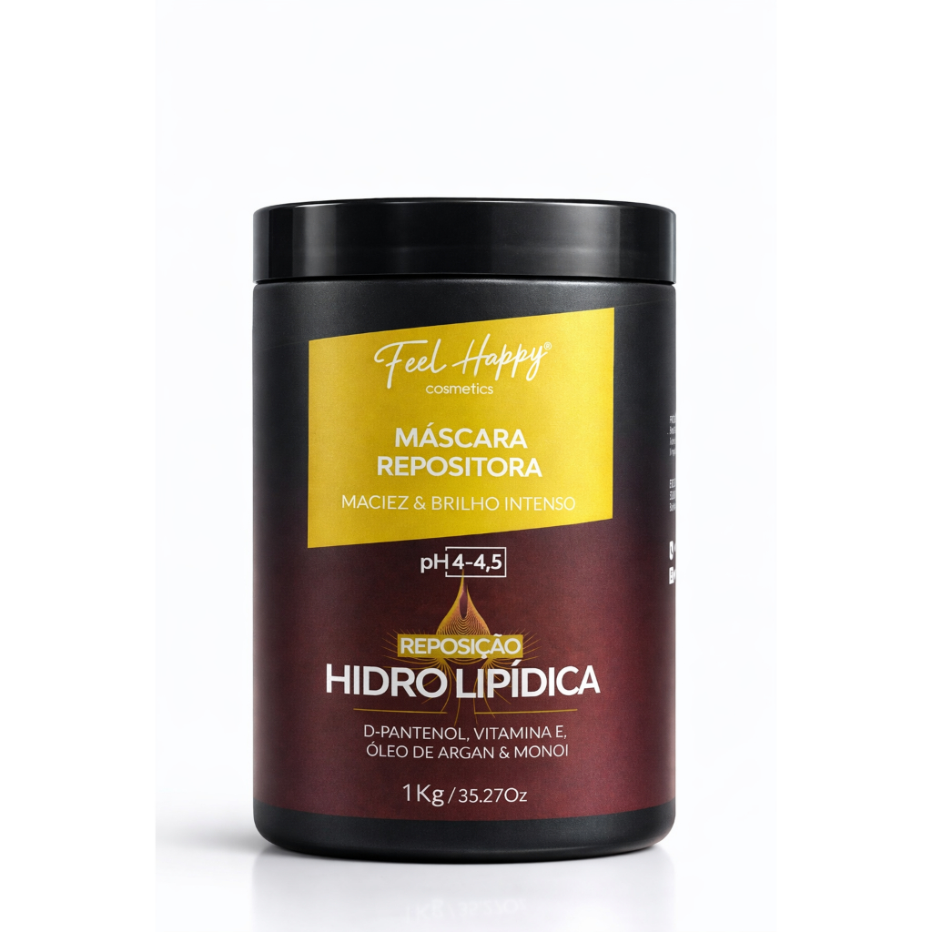 Máscara Capilar Reposição Hidro Lipídica 1 kg Feel Happy