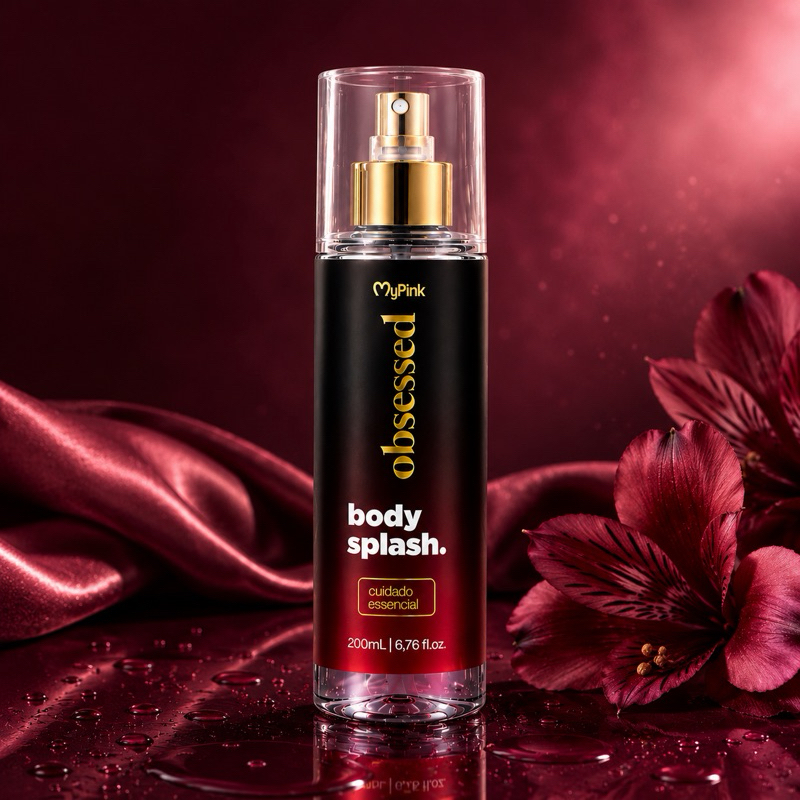 Body Splash Obsessed 200ml Feminino Inspirado Virginia Fragrância Marcante Longa Duração