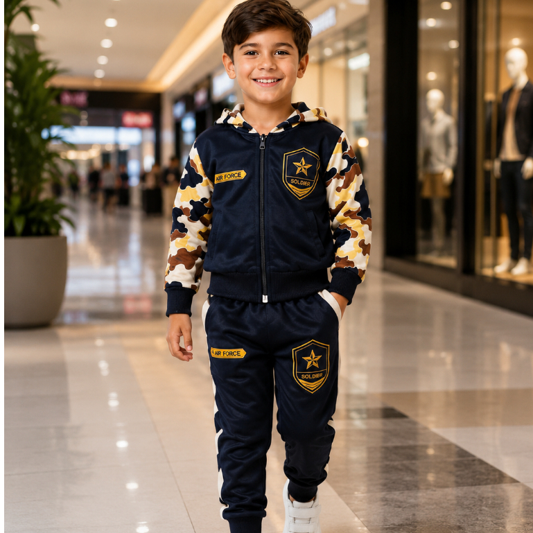 Conjuntos de frio Inverno Meninos Masculino Agasalho de 2 a 14 anos