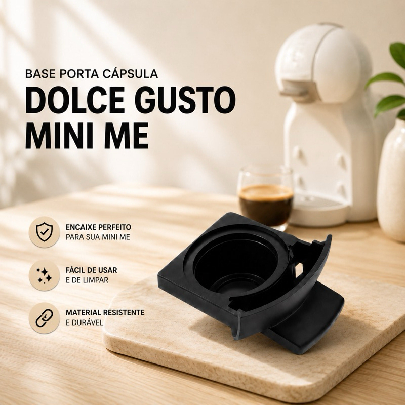 Porta Cápsula Cafeteira Compativel Com Cafeteira Dolce Gusto Mini-me reposição DMM7 DMM0 DMM6 DMM2 DMM8 Encaixe Perfeito