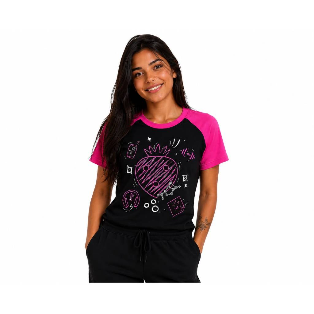 Camiseta Mundo Torajo Nova Coleção Rosa
